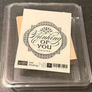 UNUSED Vintage Friendship Stamp | Stampin’ Up 2003